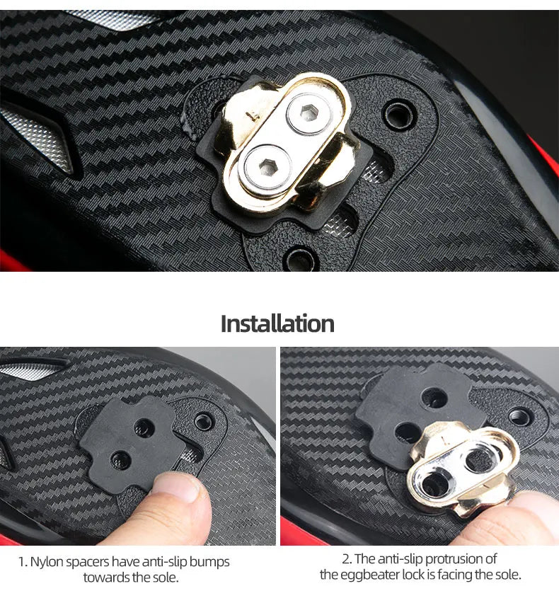 MTB Pedal Cleats Set for Crankbrothers Eggbeater