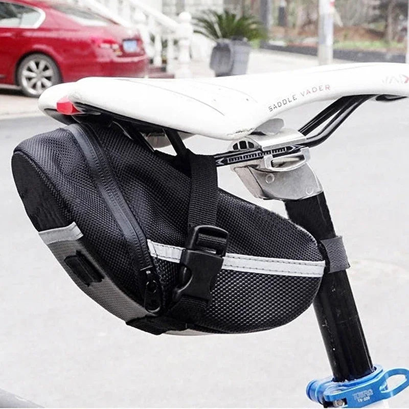 Waterproof Nylon Bike Saddle Bag Rear Tool Pouch