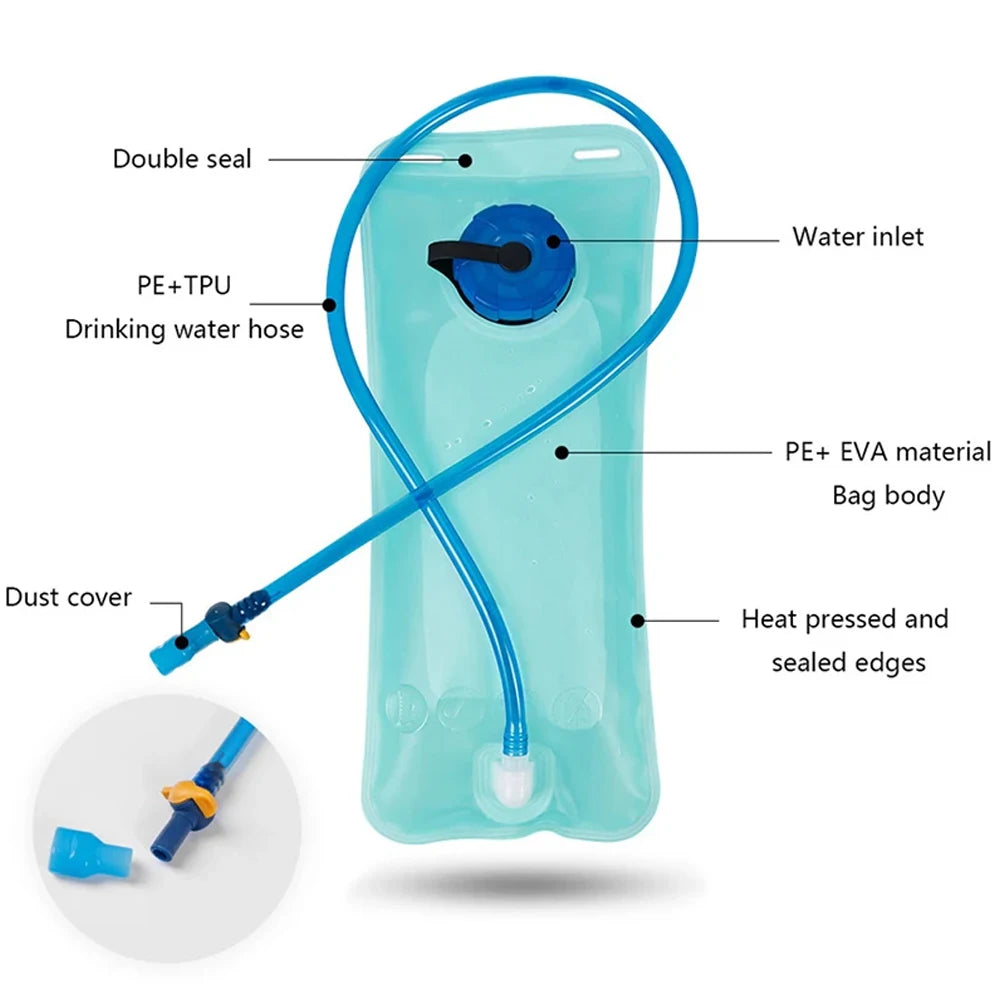 1Set Water Bladder Reservoir for Hydration Backpack