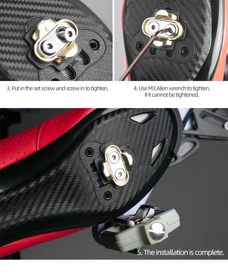 MTB Pedal Cleats Set for Crankbrothers Eggbeater