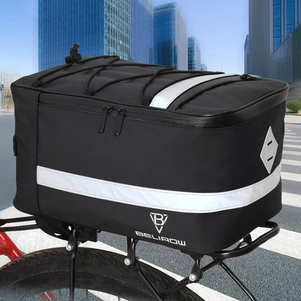 Waterproof Bicycle Rear Carrier Bag Multifunctional