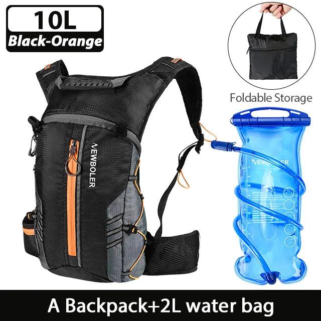 NEWBOLER Water-Repellent Cycling Hydration Backpack