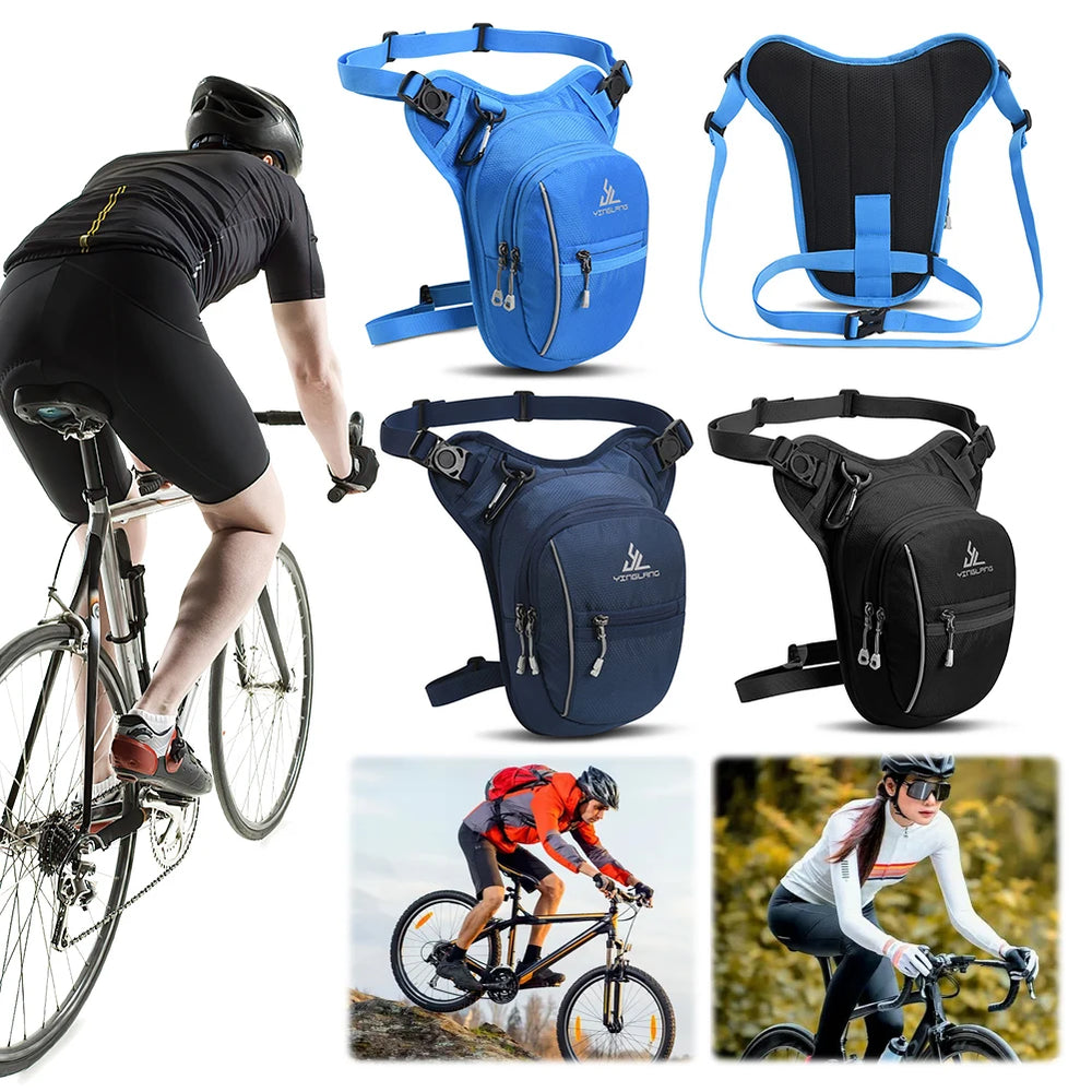 Motorcycle Drop Leg Bag Multi-Pocket Riding Bag
