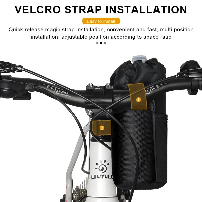 RIDERACE Cycling Bottle Pouch Handlebar Bag