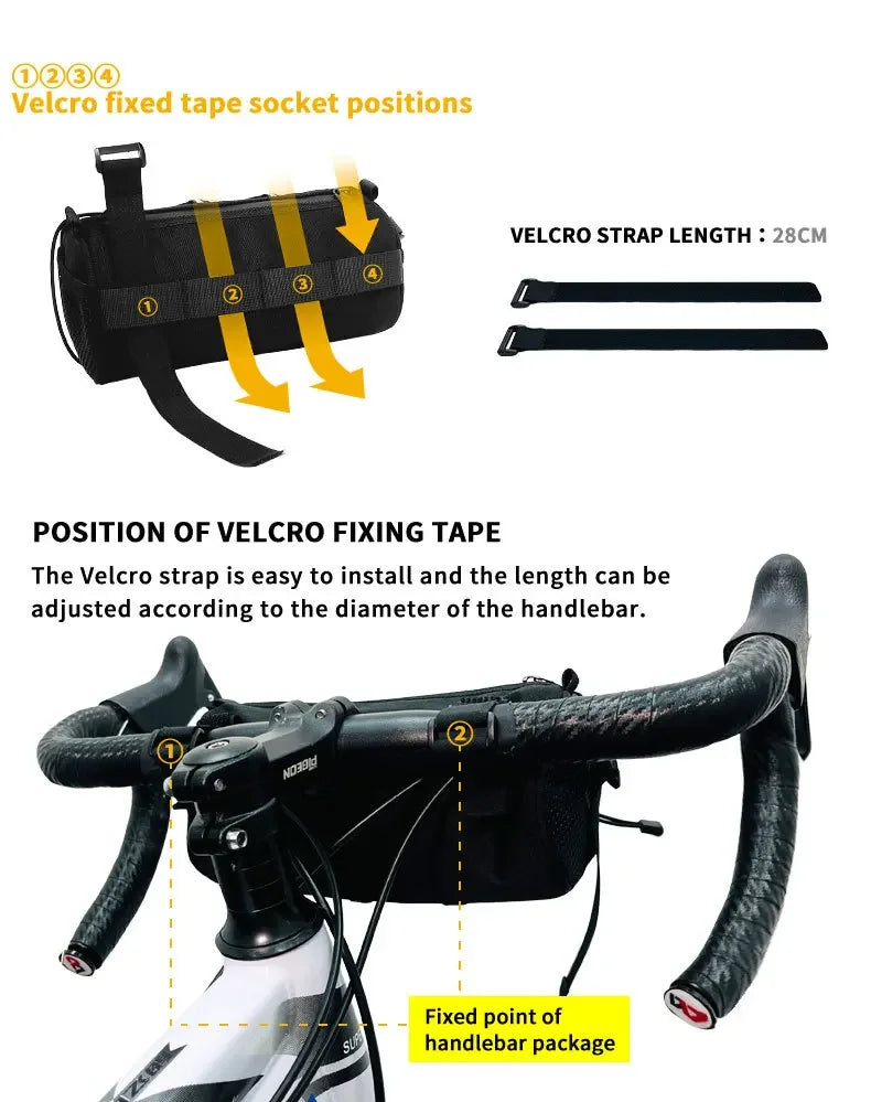 Waterproof Bike Handlebar Bag Front Storage