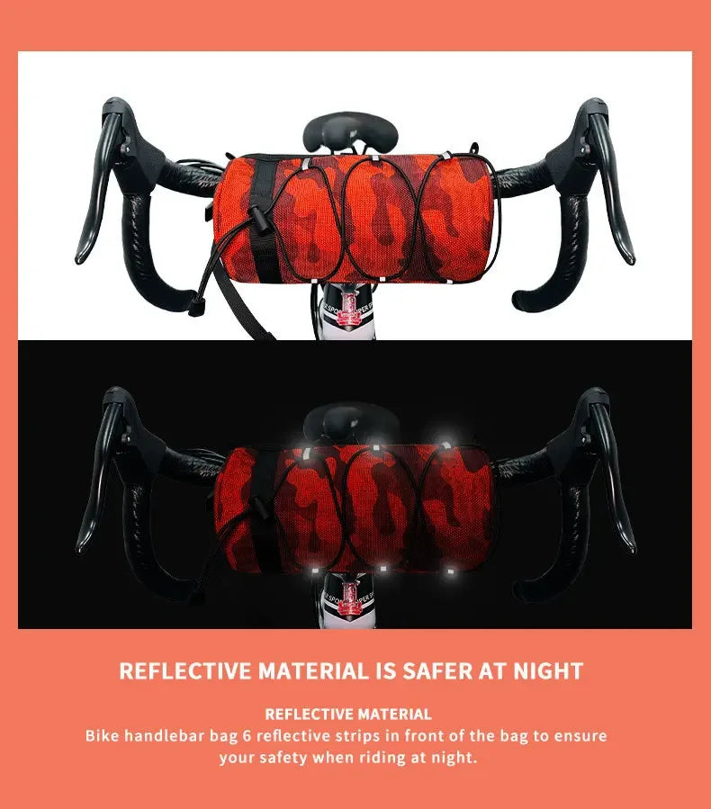 Waterproof Bike Handlebar Bag Front Storage