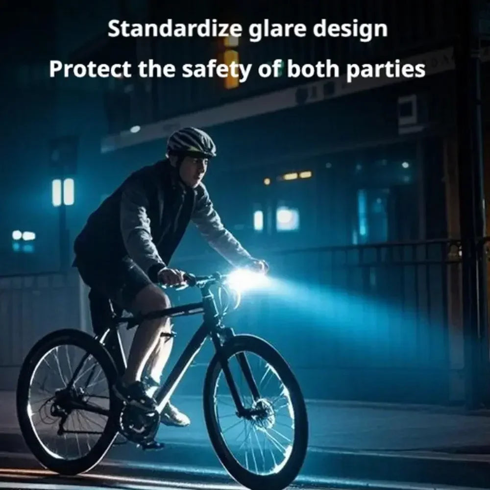 Waterproof USB Bike Headlight with Power Display