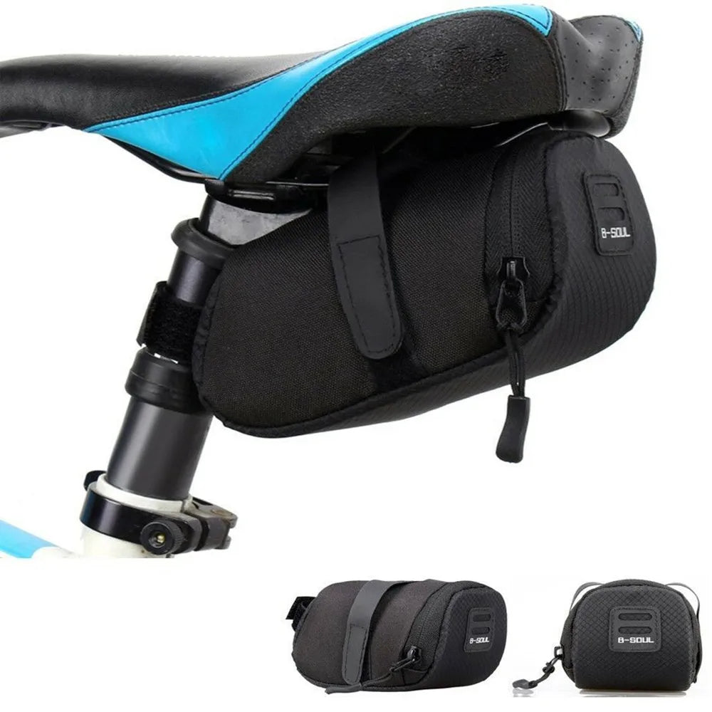 Nylon Bicycle Saddle Bag Waterproof MTB Rear Storage