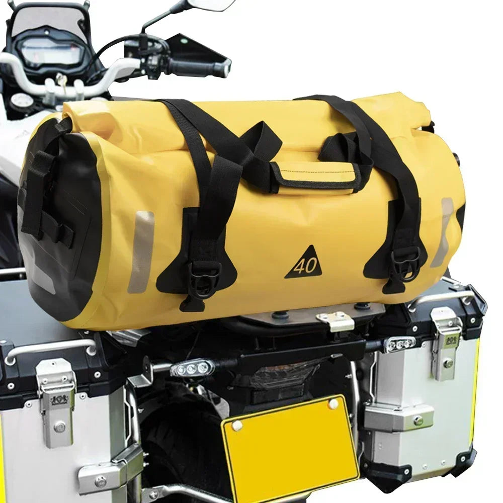 Waterproof motorcycle dry bag 40–90L for adventures