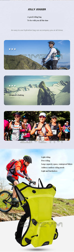 Reflective Motocross Hydration Backpack for Outdoor Sports
