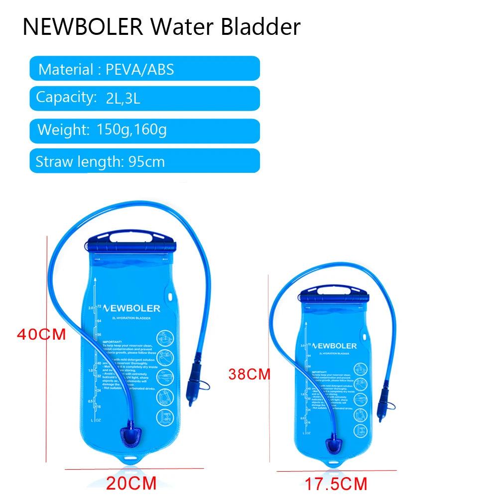 NEWBOLER BPA-Free 2L/3L Hydration Water Bladder