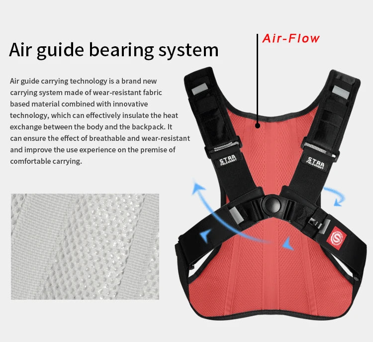 Star Field Knight Hydration Backpack Outdoor Sports