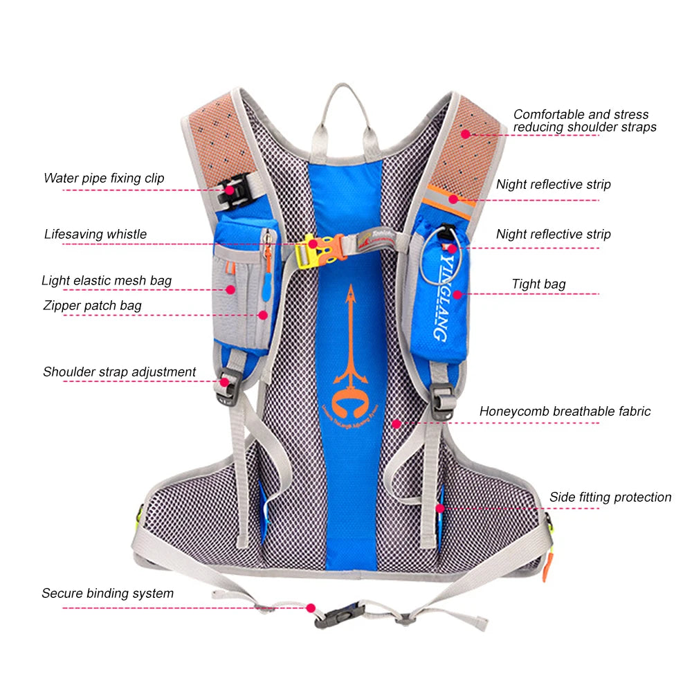 Hydration Backpack for Running Hiking Cycling