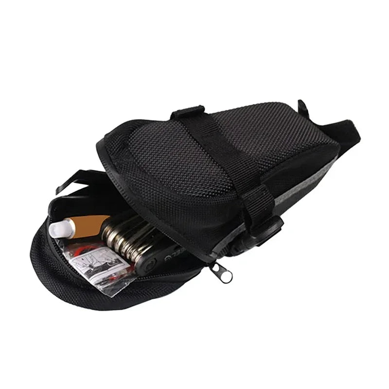 Waterproof Nylon Bike Saddle Bag Rear Tool Pouch
