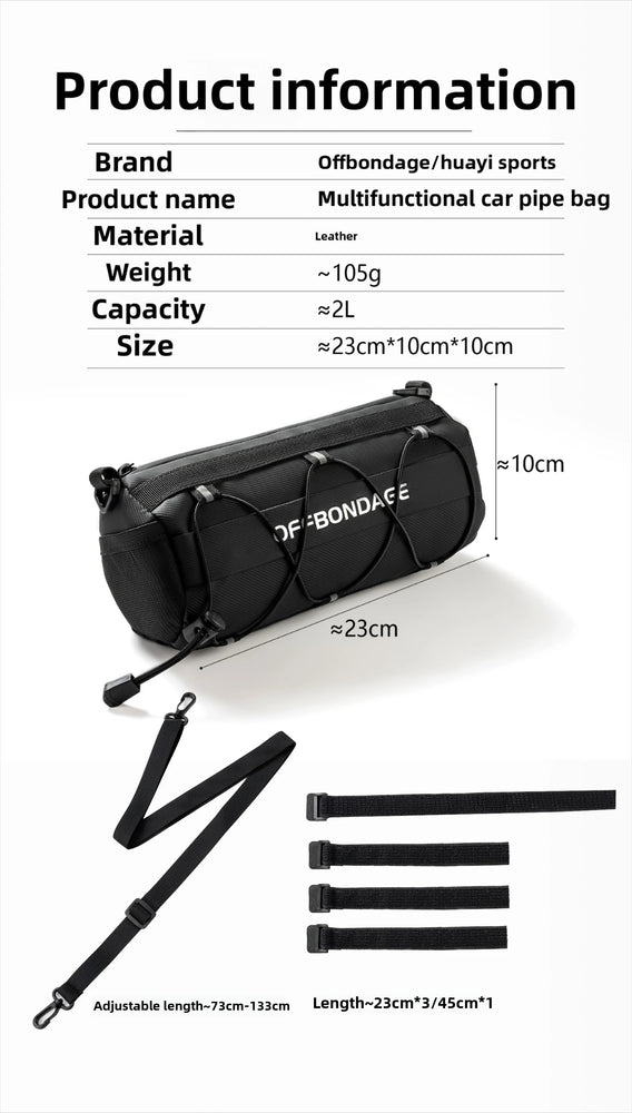 OFFBONDAGE Waterproof Bicycle Front Storage Bag