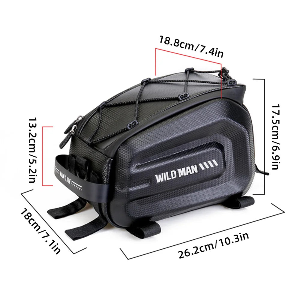 Bicycle Rear Rack Bag Storage for MTB & E-Bike