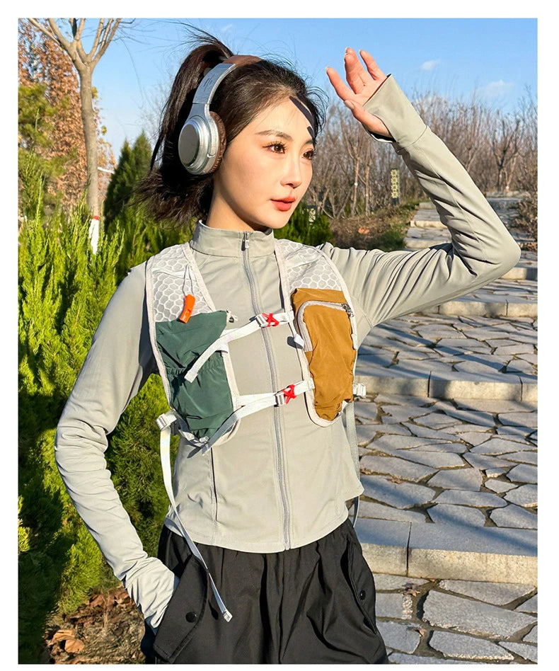 Reflective Running Hydration Vest Cycling Backpack