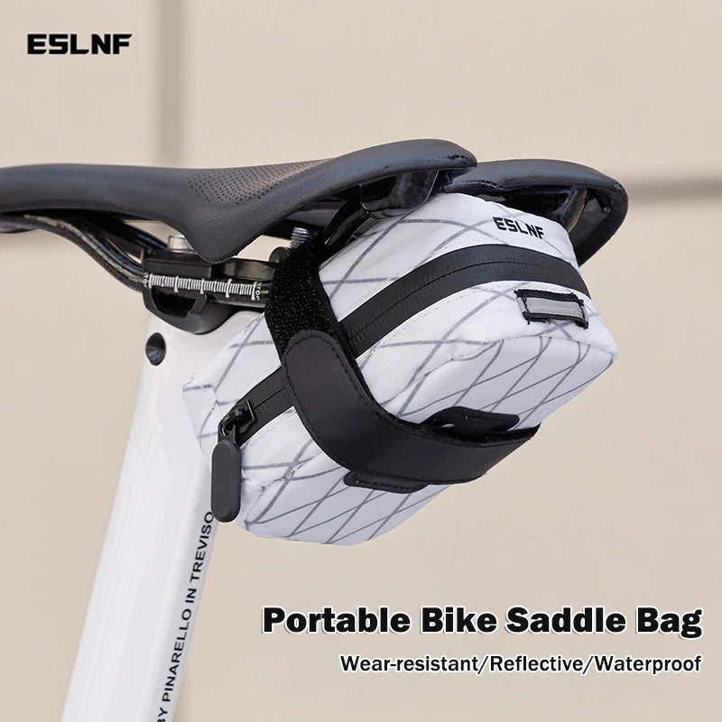 Waterproof Bicycle Saddle Bag Reflective Rear Storage