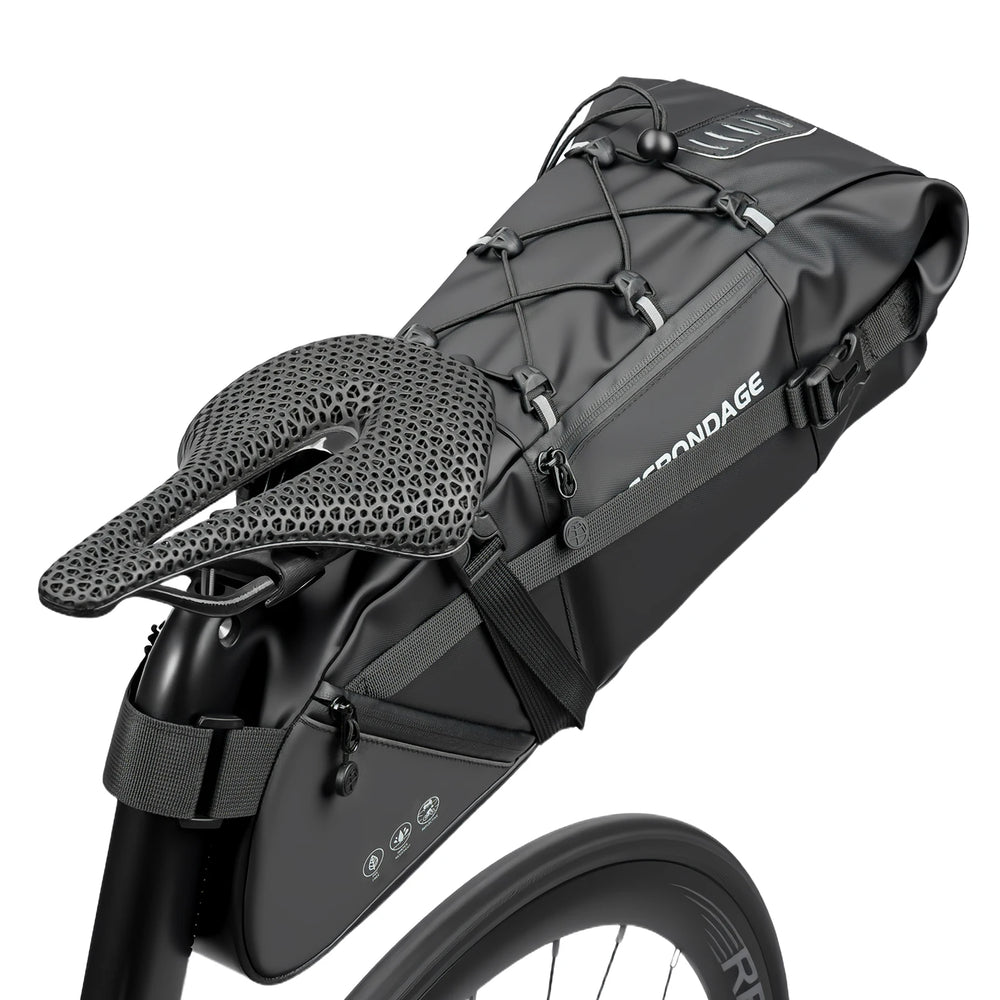 OFFBONDAGE 15L Foldable Rear Bike Saddle Bag