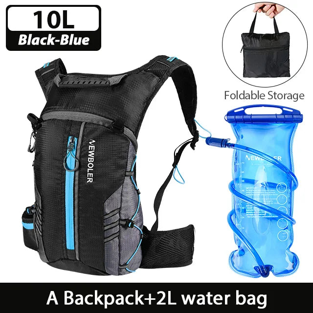NEWBOLER Water-Repellent Cycling Hydration Backpack