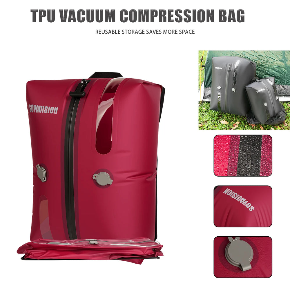 Waterproof motorcycle seat bag, travel luggage