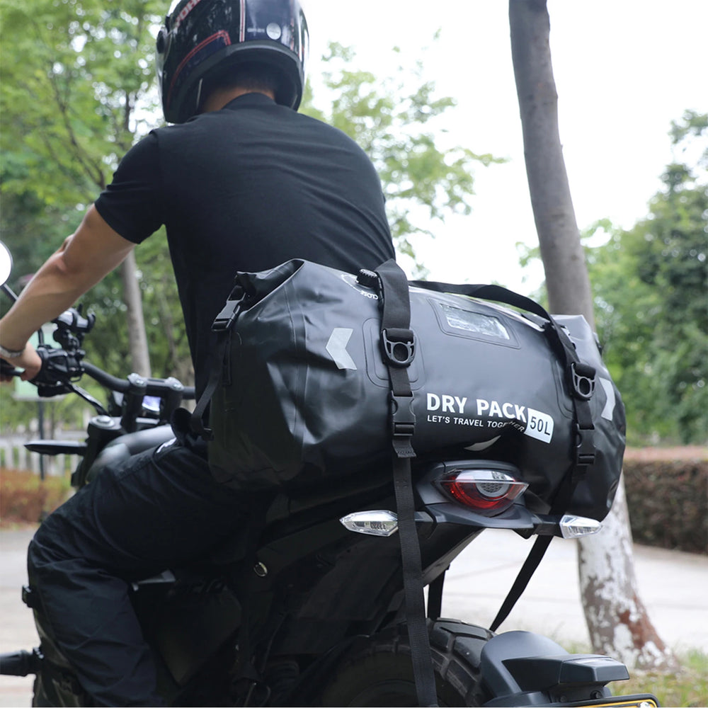 MARJAQE 50L waterproof motorcycle dry duffel bag