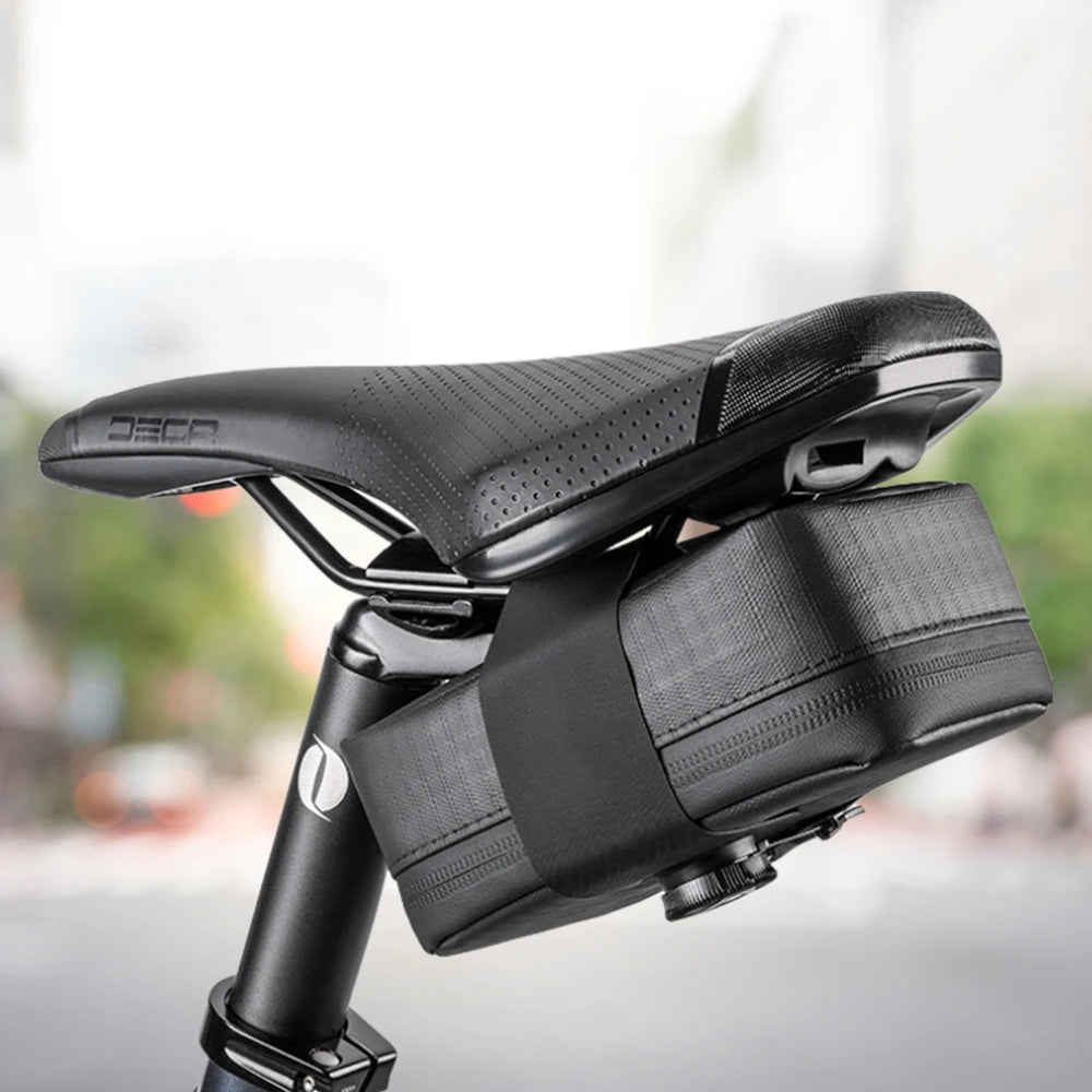 Bike Saddle Bag Strap-On Rear Seat Storage Bag