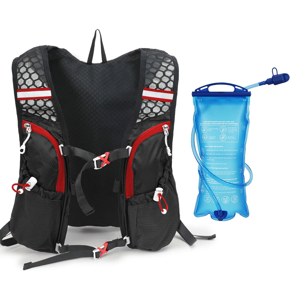 2L Hydration Backpack, Lightweight for Running & Cycling