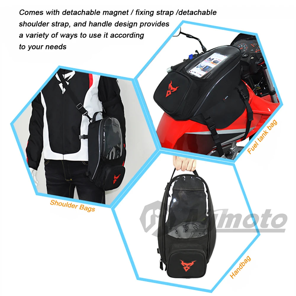 Universal Motorcycle Magnetic Navigation Tank Bag