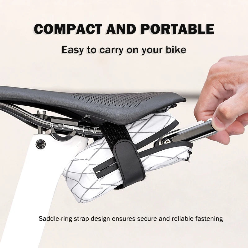 Waterproof Bicycle Saddle Bag Reflective Rear Storage